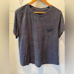 Falls Creek Blue/White Pocket Short Sleeve Tee Size 1X